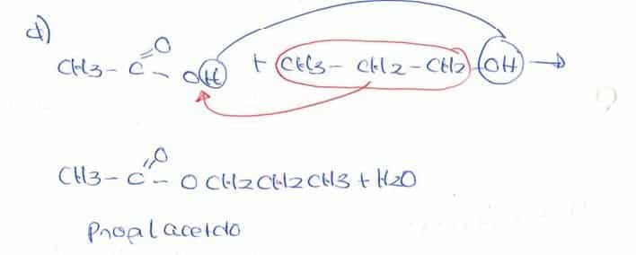 reaccion organica esteficiacion de acido acetico